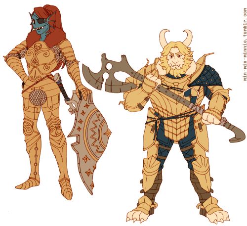 min-min-minnie:  gold armor squadddd … the crotch circle on the divine’s armor always cracks me up lmao more monster age: friskquisition crossover 