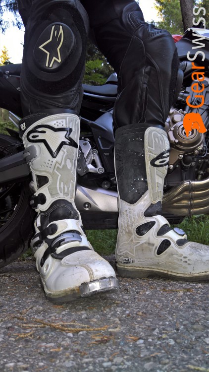 may I introduce!?&hellip; my well worn Alpinestars T8 boots.