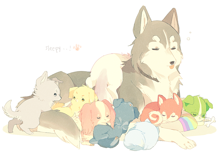 mozarelli:  rainbow puppy ヽ(*・ω・)ﾉ