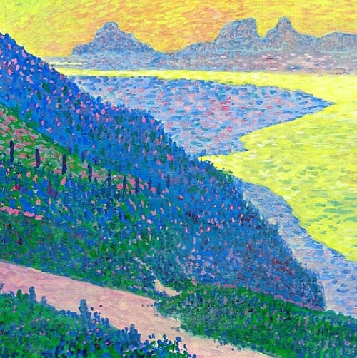 Art History Meme : [4/9] Favorite painters↳ Theo van Rysselberghe (Belgian, 1862-1926)The Beach at A