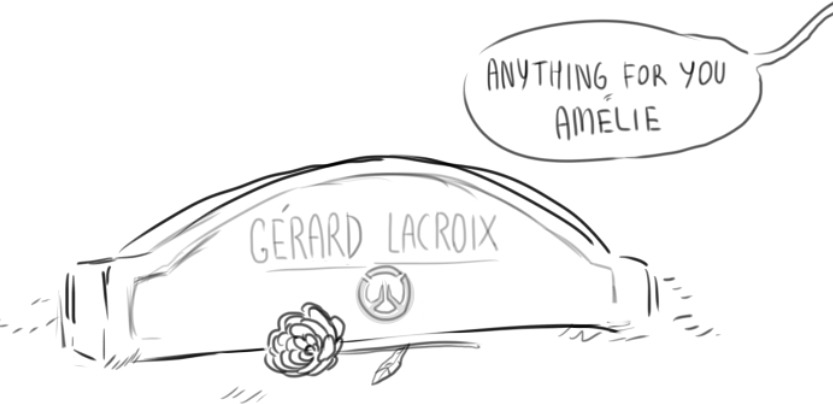 yazzdonut:  idk a quick comic about gérard’s birthday and bad guys being friends