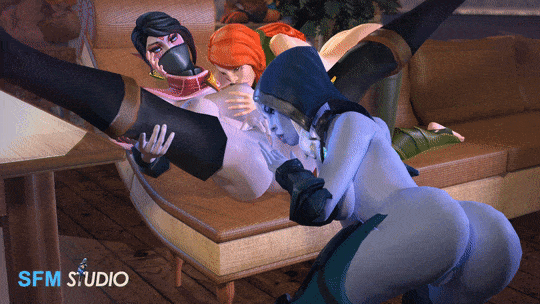 sfmstudio: Post-Game Tavern Lesbian Threesome I finished this animation months ago alongside my prev