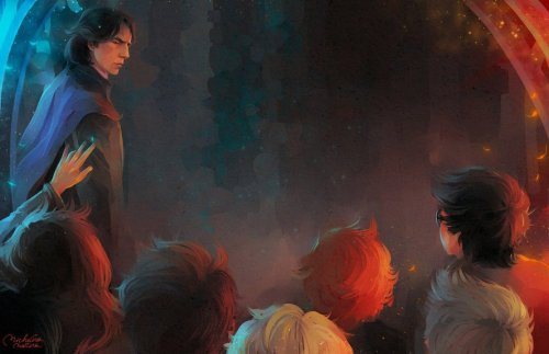 masterseverussnape: ‘Mister Potter our new celebrity’ by MarinaMichkina
