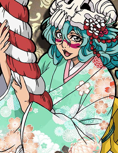 flare-flare:Sneak peek of New Year cards in Bleach Bankai Battle. 