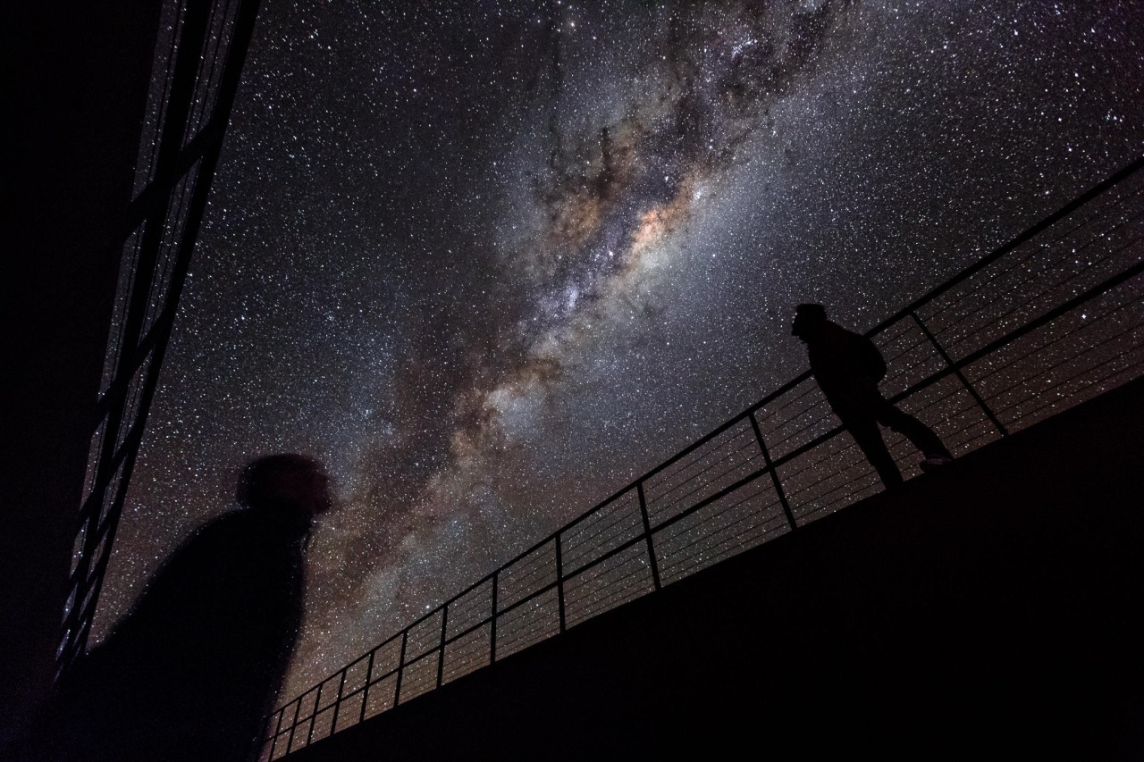 spacebloggers:  just—space:  Silhouettes under the milky in the Chilean Atacama