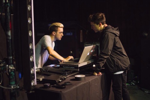 the boys during soundcheck in Burlington, VT // 10.6.15