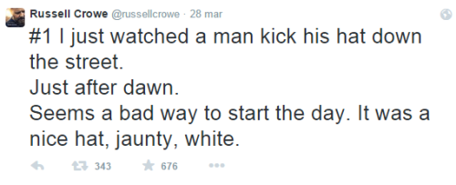 gigglingkat:jadenvargen:every once in a while i go through russell crowe’s twitter and somehow