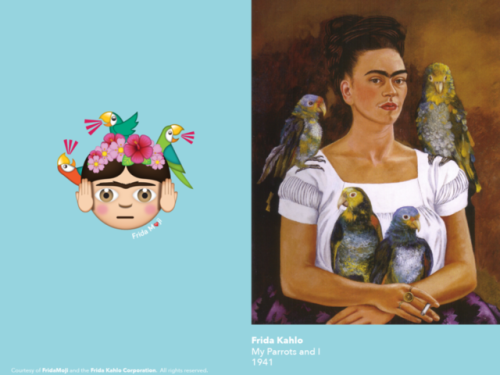 FRIDA EMOJISYou can now pledge your allegiance to Frida&rsquo;s memory with a choice of over 160