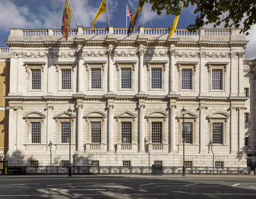 On 12 Jan 1618-19, the old Banqueting House is consumed by fire and Inigo Jones was hired to replace