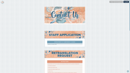 After 4 long years, a new look!Blue-orange pastel colors, matching watercolored-floral banners, iden