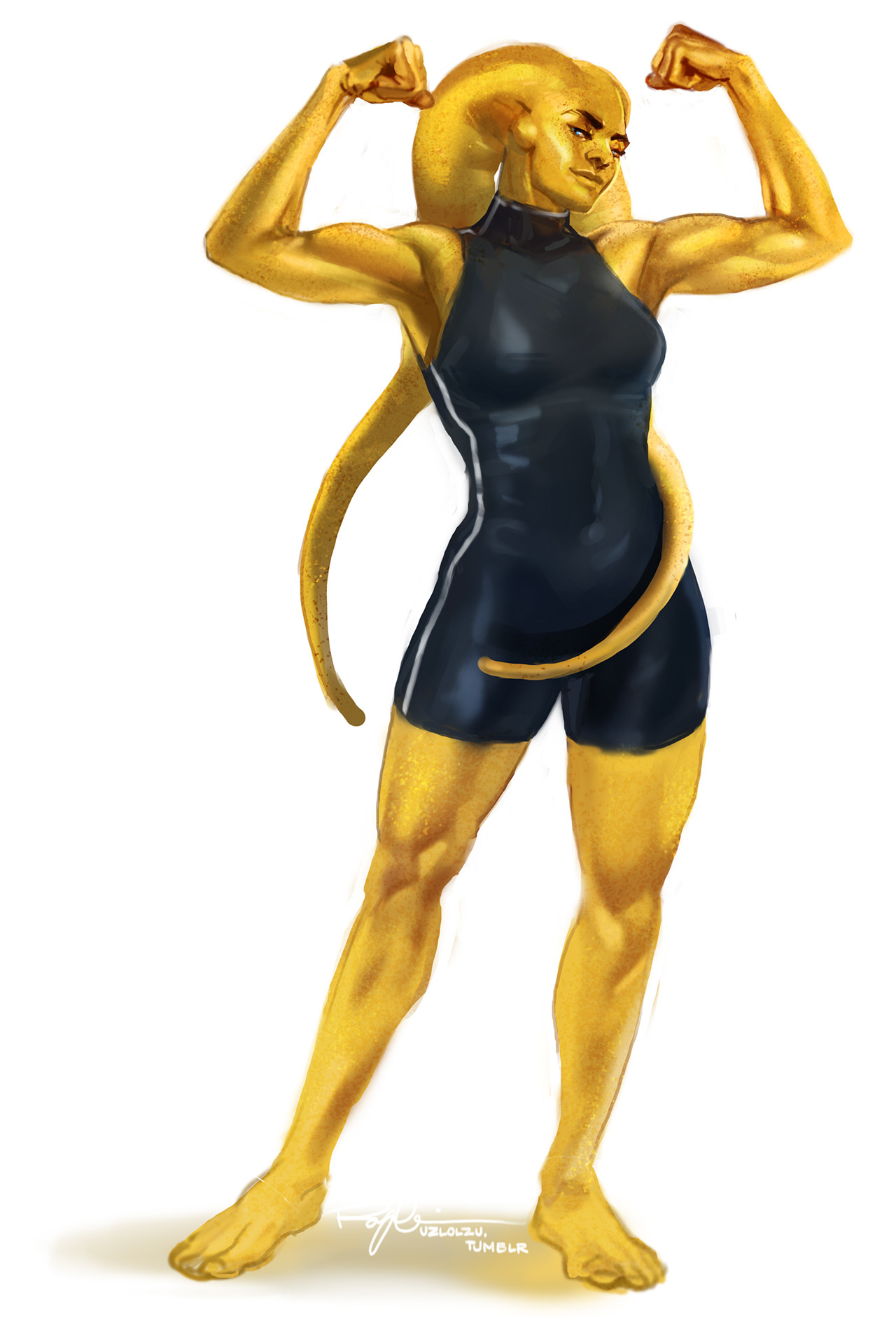 uzlolzu:More quick stuff without background (or much thought). @eldstunga‘s character,