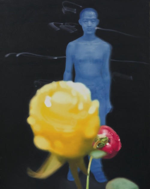jareckiworld: Xie Nanxing 谢南星  -  Untitled (Ambiguous Flower No.1)   [oil on canvas, 