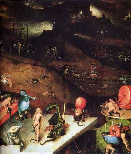 The Last Judgement (detail), 1482, Hieronymus BoschMedium: oil,panelhttps://www.wikiart.org/en/hiero