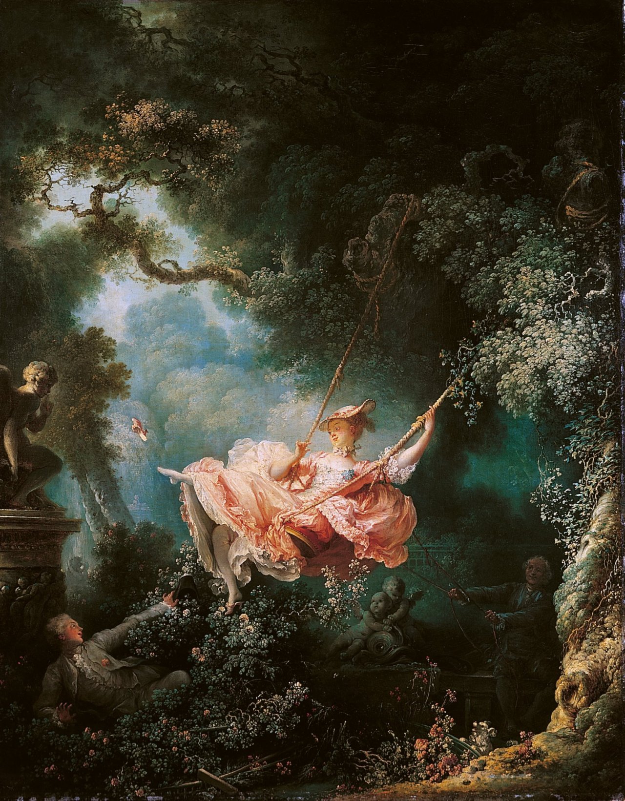 mistralienne:  Jean-Honoré Fragonard, Les Hasards Heureux de l’Escarpolette 1767-68
