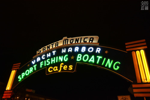 Santa Monica Pier, California.