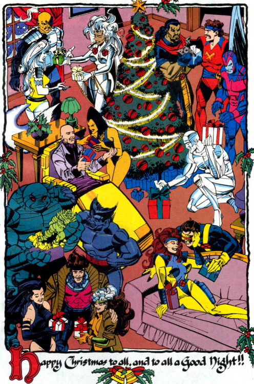 why-i-love-comics:Marvel Holiday Special - “The Night Before X-Mas” (1994)written by Karl Bollersart