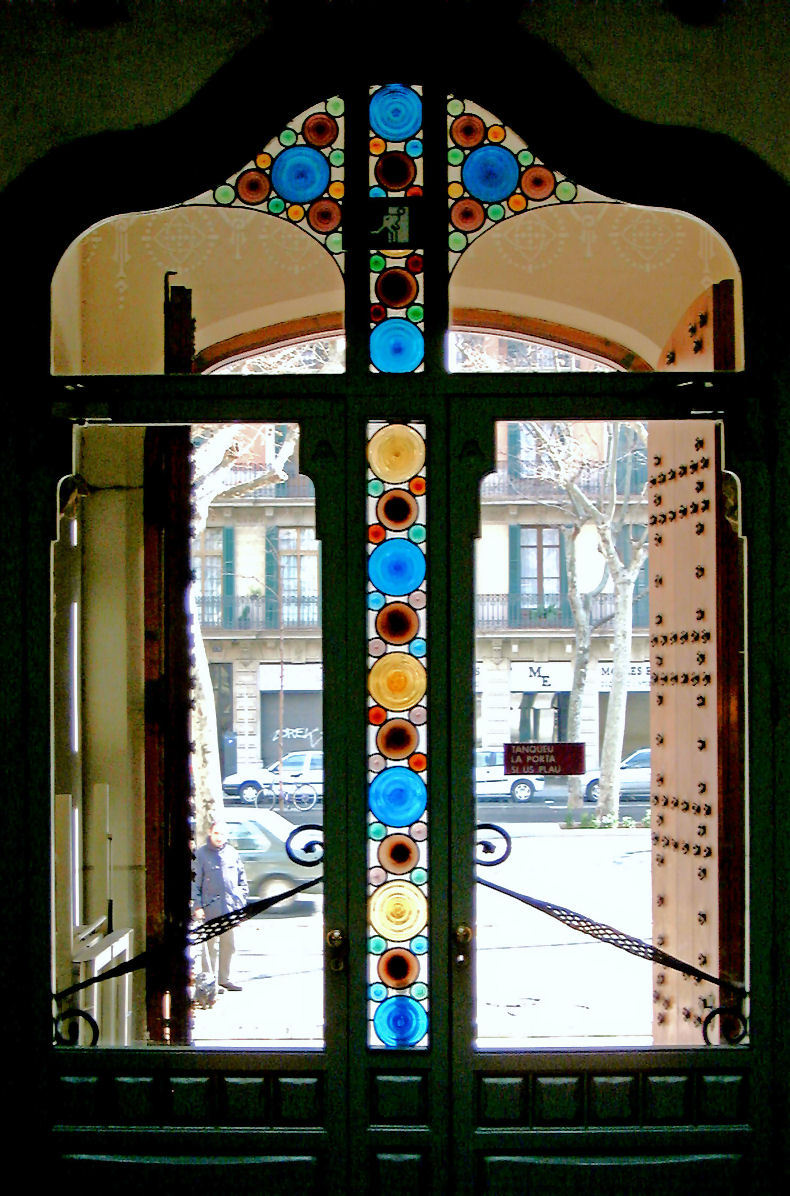 walzerjahrhundert:Art Nouveau Stained Glass