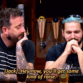 ragingmichael:  Alright. Jack; just because of that. bonus: jeremy’s face when they said with tongue: 