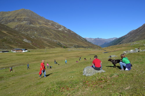 Übungen während der Wanderpausen