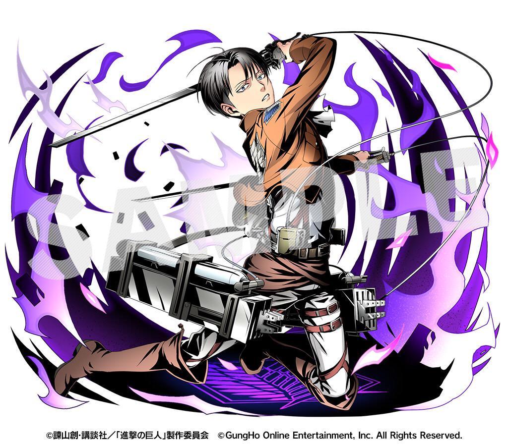 First look at Erwin and Hanji in the 2nd Shingeki no Kyojin x Divine Gate collaboration!This