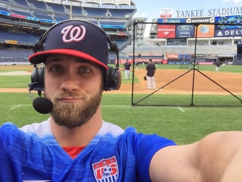 Bryce Harper is so hot! He can have his way with me anytime!!!!