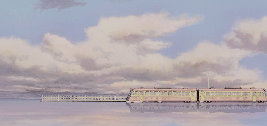 valramorghulis: Spirited Away,  train scene + scenery;