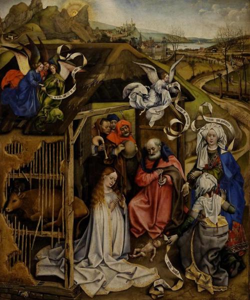 Robert Campin - Nativity (1420)