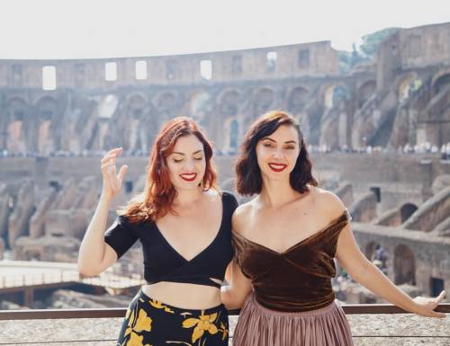 At the #colosseum in #rome with beautiful @miss_kaciemarie - We’re always either laughing or g