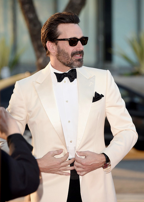 benedictennant:Jon Hamm attending Mad Men final premiere at the Dorothy Chandler
