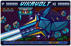 combo-meal:  Pokemon are in jeopardy! Viruses from the unknown are approaching the planet! Deploy the space fighter VIKAVOLT!  I named mine Gradius lol X3