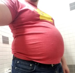 mercurytyphoon:  Celebrating #widewednesday with double lunches and then classy bathroom pics at work.