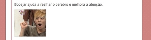   eu bocejo toda aula e não presto atenção em nada  