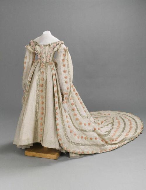 Court dress of Maria Feodorovna, future Empress of Russia, 1860s 