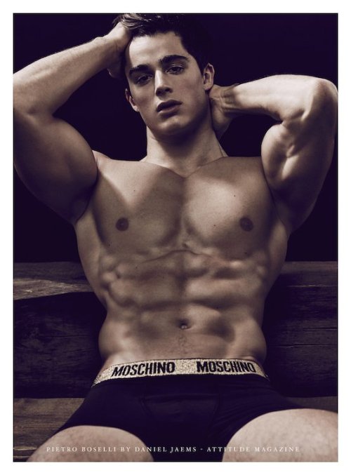 Pietro Boselli by Daniel Jaems for Attitude magazine