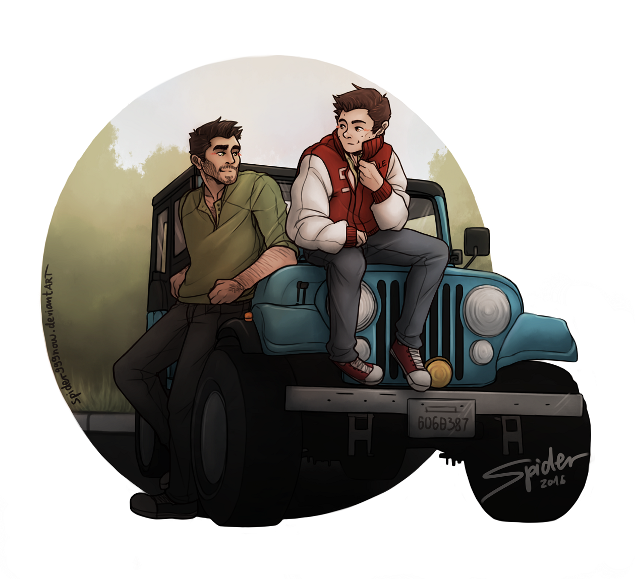 spider999now:  Sterek High School AU with Roscoe!! (Spider999now aka Nruparca on