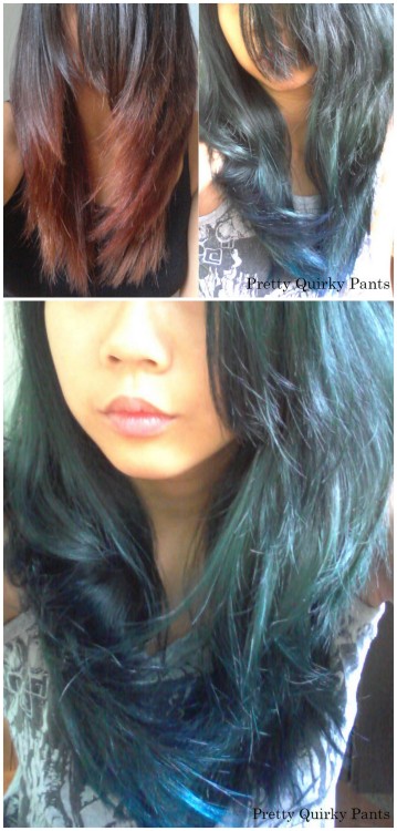 DIY Bright Hair Color Dye for Dark or Asian Hair from Pretty Quirky Pants here. She has made a reall