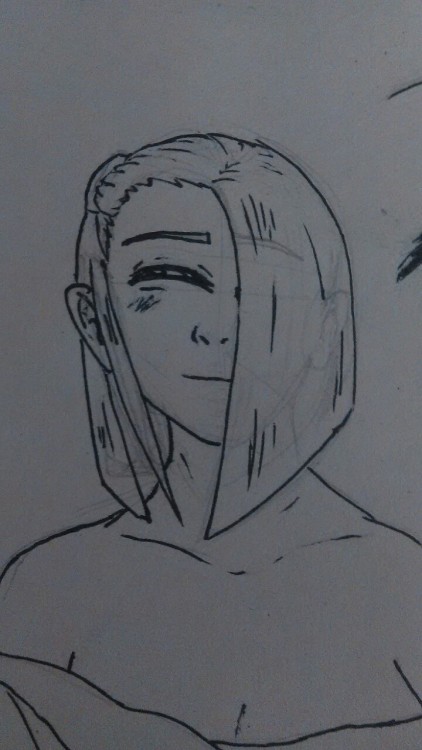 Character Sketches: Top; Taka. Bottom; Anio.