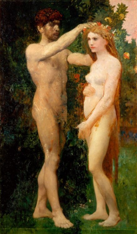 justineportraits: Jules-Elie Delaunay    Daphnis and Chloe