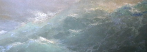 detailedart:Detail : Wave, 1889, by Ivan Konstantinovich Aivazovsky.