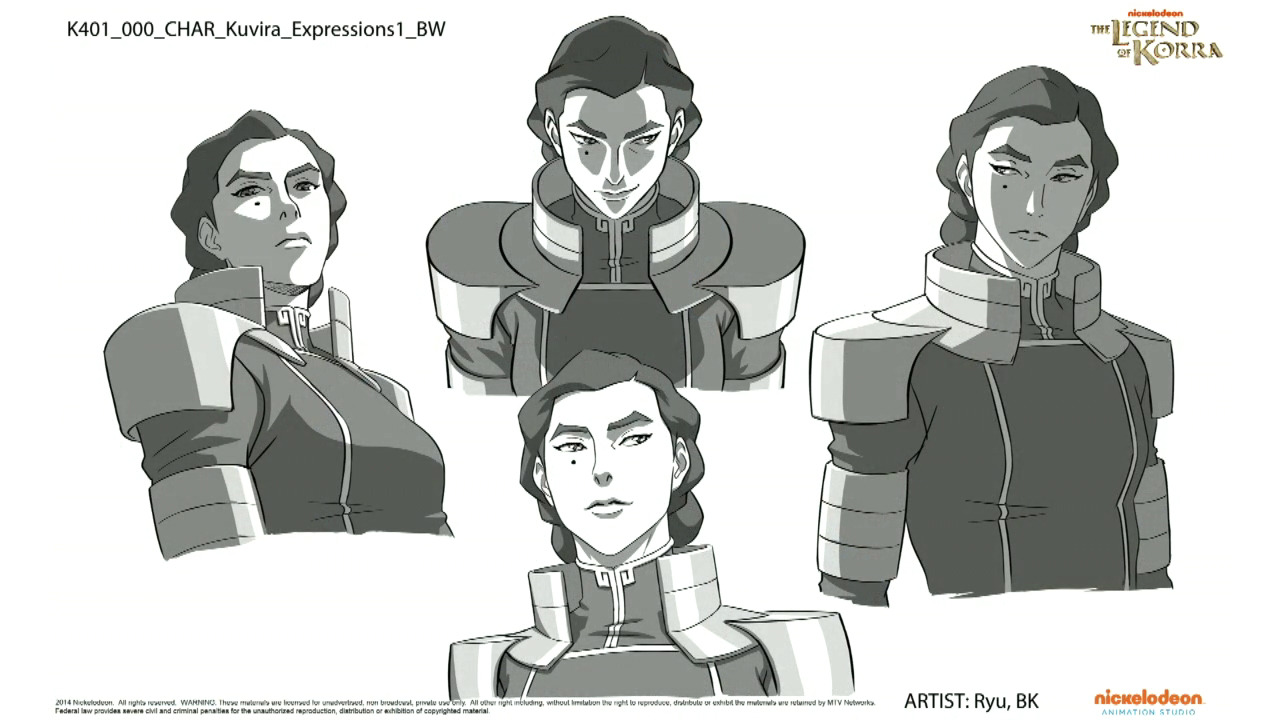  The Legend of Korra | Character Designs | Kivira Artists: Ki Hyun Ryu, Bryan