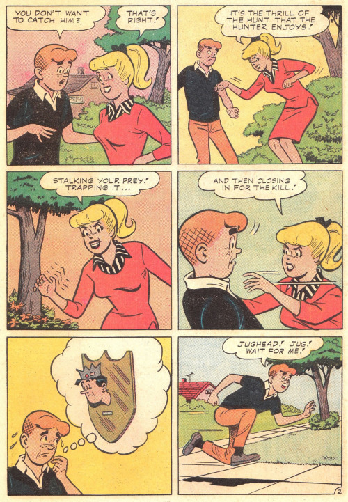  From The Hunt, Jughead #128 (1966). 