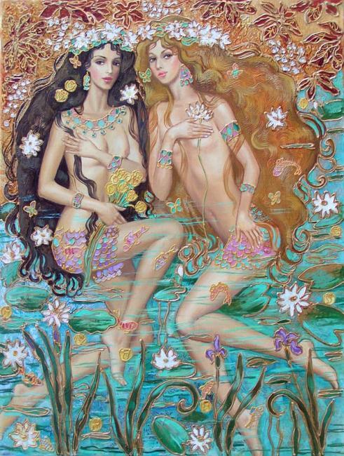 artbeautypaintings:Undine - Elena Khmeleva