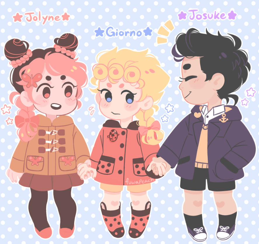 fuwapeach:  they’d hold hands everywhere they go ☆   my jjba blog @diodio 