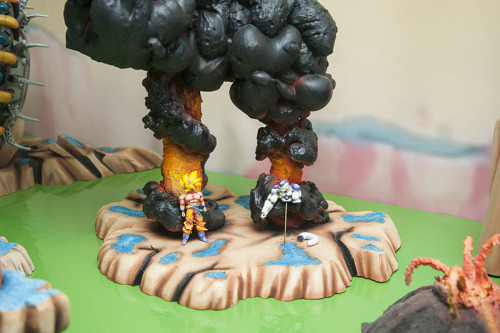 ca-tsuka:Dragon Ball Z dioramas by a spanish fan using MRC (Master Resin Collection) figures.