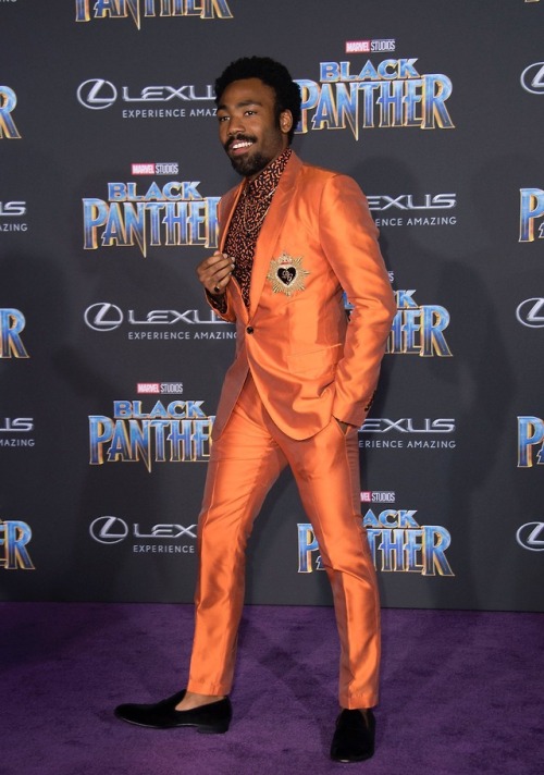 memorian:The theme at the Black Panther premiere was “African Royalty”.