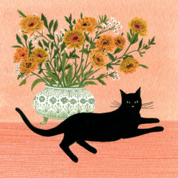 littlealienproducts:Black Cat Print by 