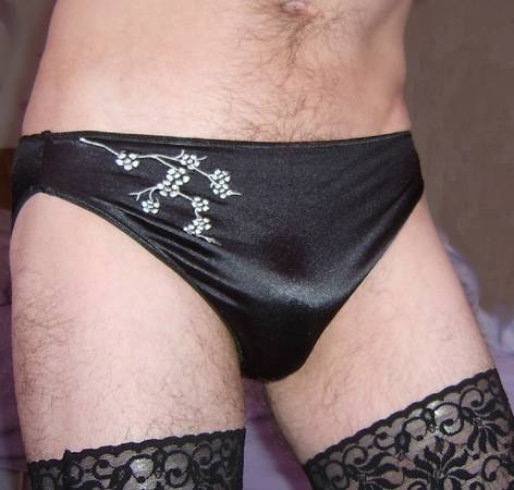 men wearing panties