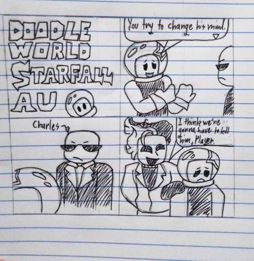 A Doodle World Starfall ComicCredit To @quartxio For The AU And Mister Riffraff Design