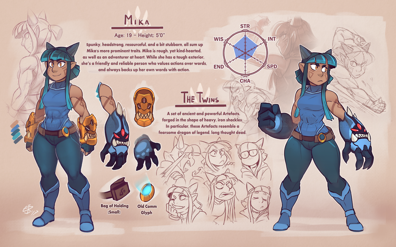 artofnighthead:     WELP You guys asked for character Bios and I’m delivering!