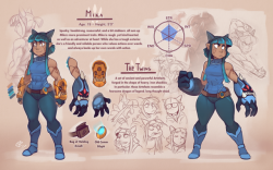 artofnighthead:     WELP You guys asked for character Bios and I’m delivering! Name: Mika. (proper name is Mikaela) Age: 19 Height: 5'0’’ Race: Human Spunky, headstrong, resourceful, and a bit stubborn, all sum up Mika’s more prominent traits.